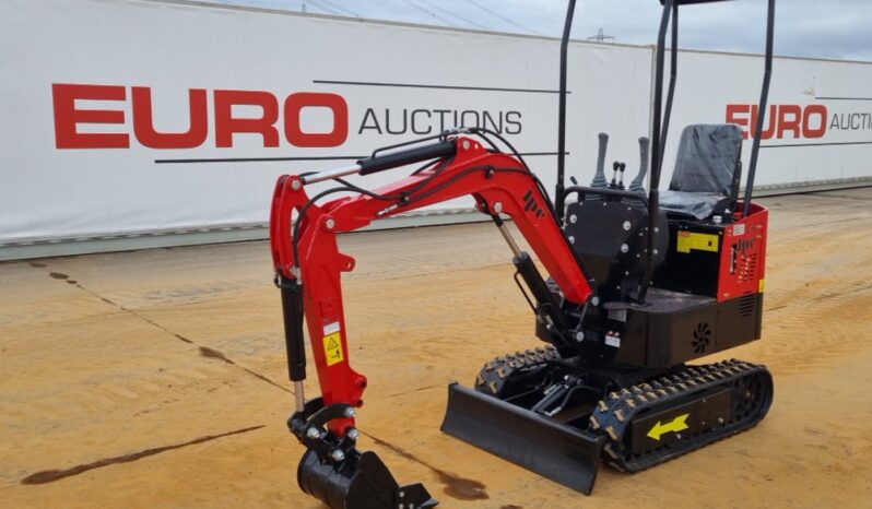 Unused 2024 JPC HT12 Micro Excavators For Auction: Leeds – 22nd, 23rd, 24th & 25th January 25 @ 8:00am