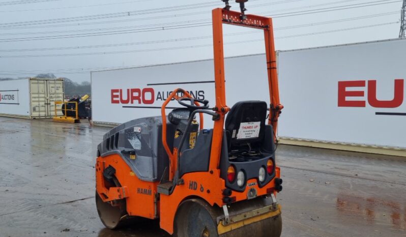 2016 Hamm HD8VV Rollers For Auction: Leeds – 22nd, 23rd, 24th & 25th January 25 @ 8:00am full