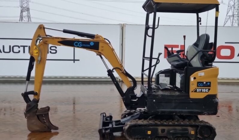 2022 Sany SY16C Mini Excavators For Auction: Leeds – 22nd, 23rd, 24th & 25th January 25 @ 8:00am full