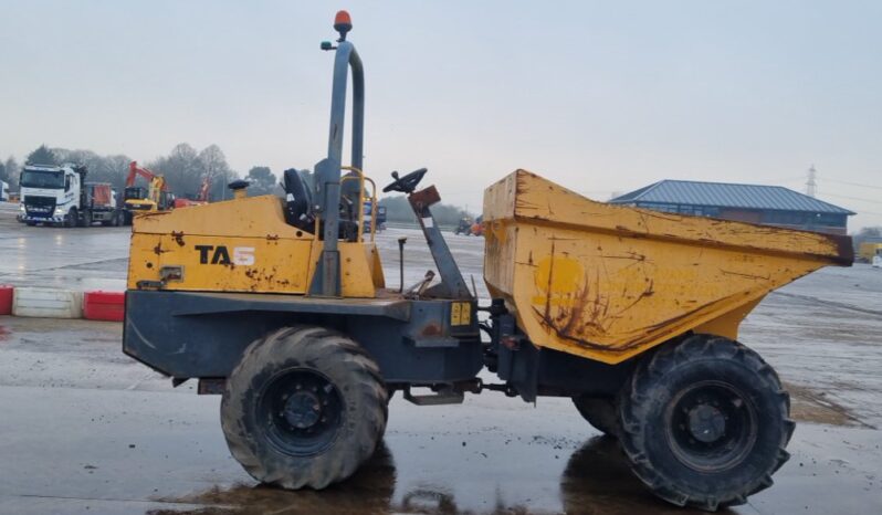 2014 Terex TA6 Site Dumpers For Auction: Leeds – 22nd, 23rd, 24th & 25th January 25 @ 8:00am full