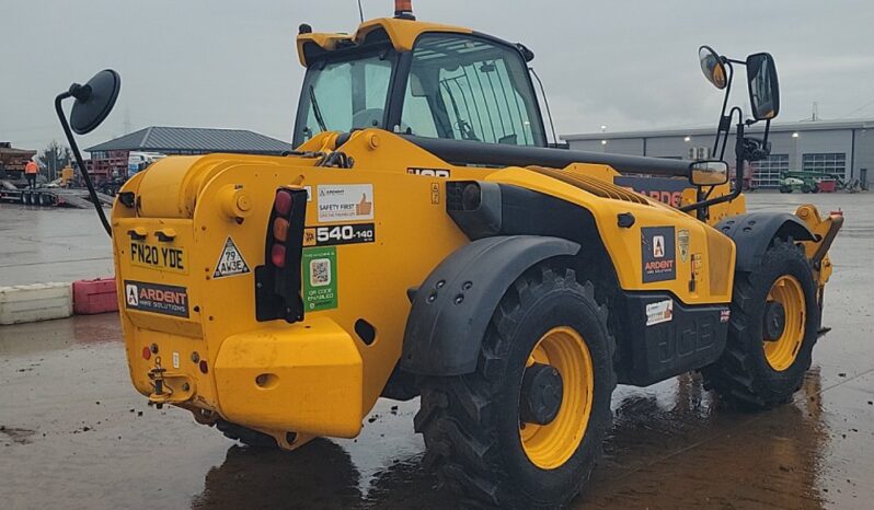 2020 JCB 540-140 Hi Viz Telehandlers For Auction: Leeds – 22nd, 23rd, 24th & 25th January 25 @ 8:00am full