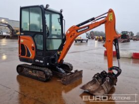 2022 Doosan DX19 Mini Excavators For Auction: Leeds – 22nd, 23rd, 24th & 25th January 25 @ 8:00am full