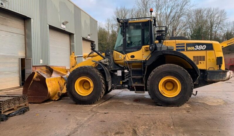 2017 Komatsu WA380-8 Wheeled Loaders For Auction: Leeds – 22nd, 23rd, 24th & 25th January 25 @ 8:00am full