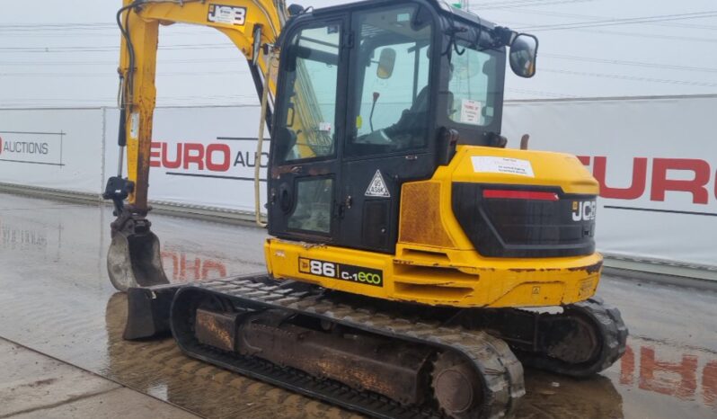 2018 JCB 86C-1 6 Ton+ Excavators For Auction: Leeds – 22nd, 23rd, 24th & 25th January 25 @ 8:00am full