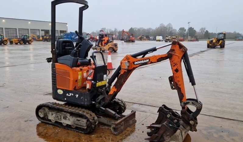 2020 Doosan DX10Z Mini Excavators For Auction: Leeds – 22nd, 23rd, 24th & 25th January 25 @ 8:00am full