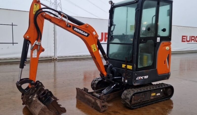 2022 Doosan DX19 Mini Excavators For Auction: Leeds – 22nd, 23rd, 24th & 25th January 25 @ 8:00am