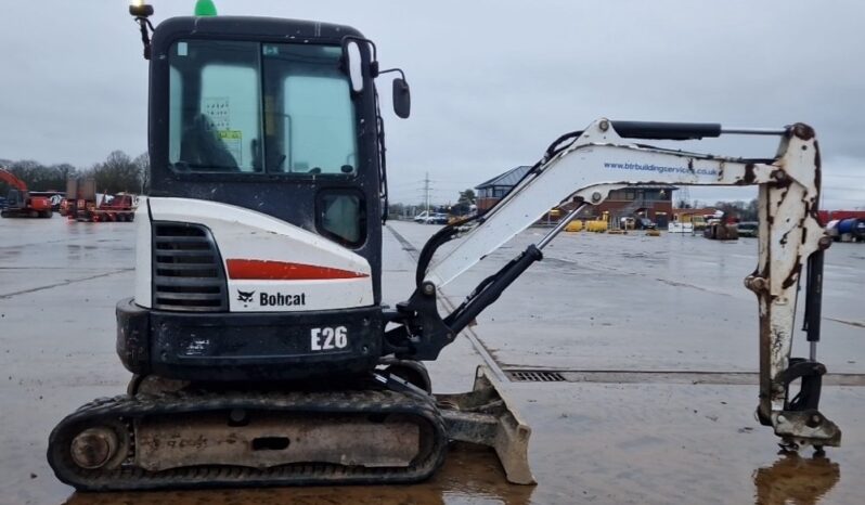 2018 Bobcat E26 EM Mini Excavators For Auction: Leeds – 22nd, 23rd, 24th & 25th January 25 @ 8:00am full