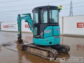 2018 Kobelco SK28SR-6 Mini Excavators For Auction: Leeds – 22nd, 23rd, 24th & 25th January 25 @ 8:00am full