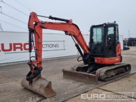 2018 Kubota U48-4 Mini Excavators For Auction: Leeds – 22nd, 23rd, 24th & 25th January 25 @ 8:00am