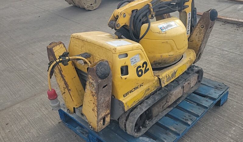 2016 Brokk Remote Controlled Tracked Excavator, Stabilisers, Piped Mini Excavators For Auction: Leeds – 22nd, 23rd, 24th & 25th January 25 @ 8:00am full