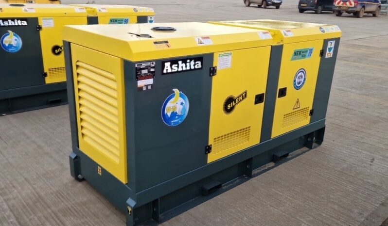 Unused 2024 Ashita Power AG3-70E Generators For Auction: Leeds – 22nd, 23rd, 24th & 25th January 25 @ 8:00am full