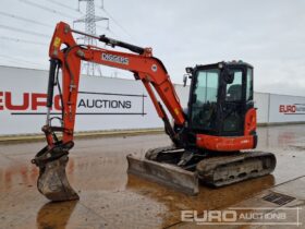 2019 Kubota U48-4 Mini Excavators For Auction: Leeds – 22nd, 23rd, 24th & 25th January 25 @ 8:00am