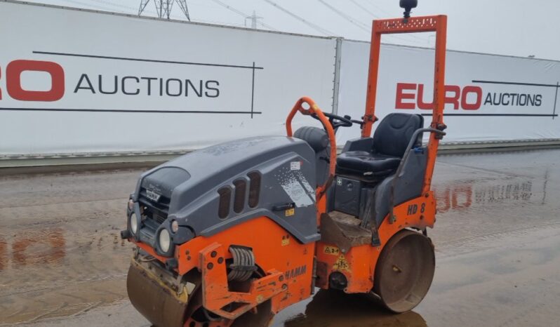 2014 Hamm HD8VV Rollers For Auction: Leeds – 22nd, 23rd, 24th & 25th January 25 @ 8:00am