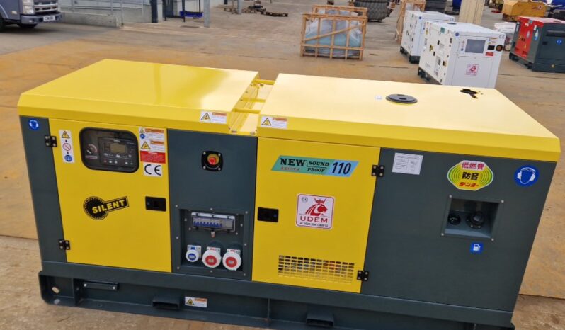 Unused 2024 Ashita Power AG3-110E Generators For Auction: Leeds – 22nd, 23rd, 24th & 25th January 25 @ 8:00am full