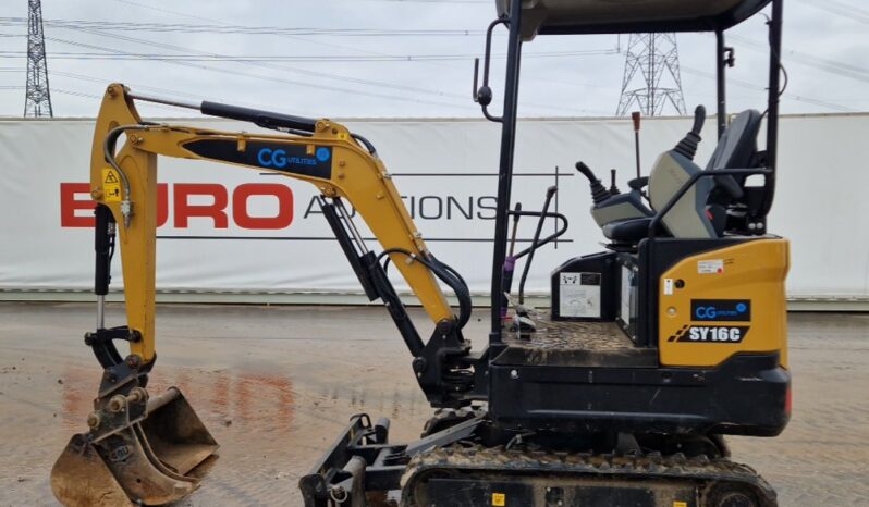 2022 Sany SY16C Mini Excavators For Auction: Leeds – 22nd, 23rd, 24th & 25th January 25 @ 8:00am full