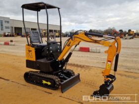 Unused 2024 JPC HT12 Micro Excavators For Auction: Leeds – 22nd, 23rd, 24th & 25th January 25 @ 8:00am full