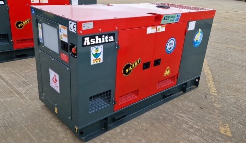 Unused 2024 Ashita Power AG3-30 Generators For Auction: Leeds – 22nd, 23rd, 24th & 25th January 25 @ 8:00am