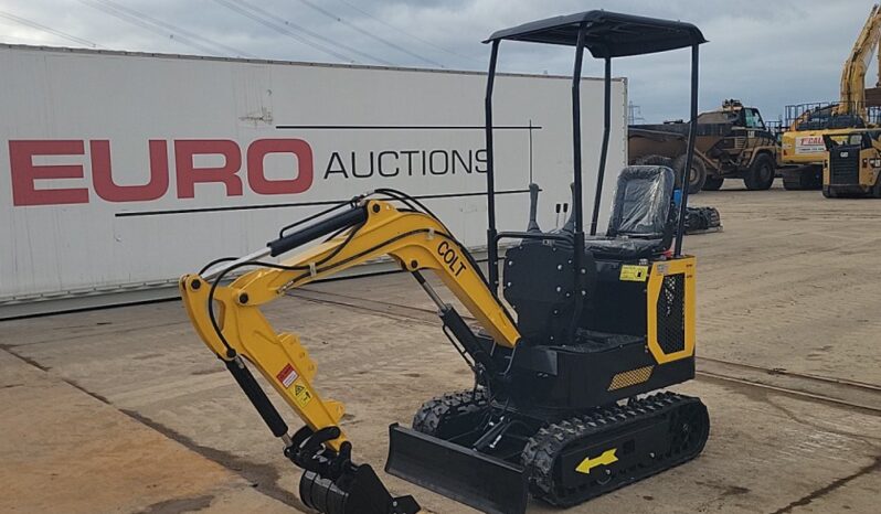 Unused 2024 Colt YFE10 Micro Excavators For Auction: Leeds – 22nd, 23rd, 24th & 25th January 25 @ 8:00am