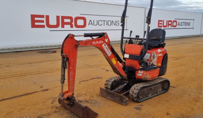 2018 Kubota K008-3 Micro Excavators For Auction: Leeds – 22nd, 23rd, 24th & 25th January 25 @ 8:00am