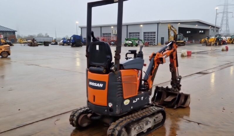 2020 Doosan DX10Z Mini Excavators For Auction: Leeds – 22nd, 23rd, 24th & 25th January 25 @ 8:00am full