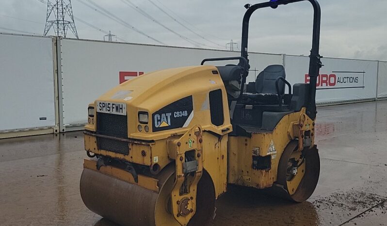 2015 CAT CB34B Rollers For Auction: Leeds – 22nd, 23rd, 24th & 25th January 25 @ 8:00am