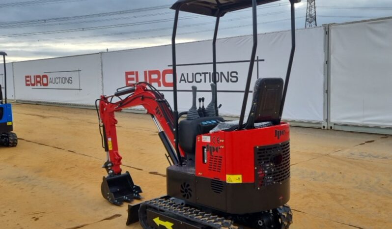 Unused 2024 JPC HT12 Micro Excavators For Auction: Leeds – 22nd, 23rd, 24th & 25th January 25 @ 8:00am full