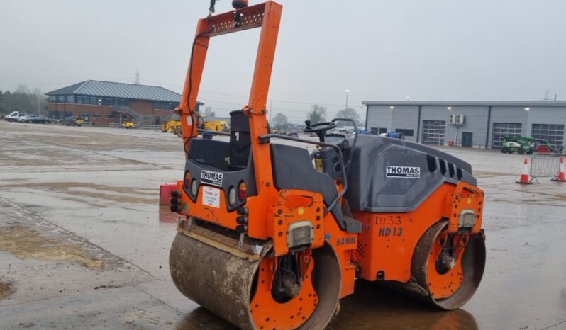 2016 Hamm HD13VV Rollers For Auction: Leeds – 22nd, 23rd, 24th & 25th January 25 @ 8:00am full