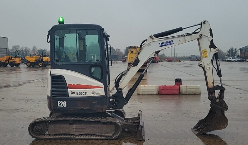 2017 Bobcat E26 EM Mini Excavators For Auction: Leeds – 22nd, 23rd, 24th & 25th January 25 @ 8:00am full