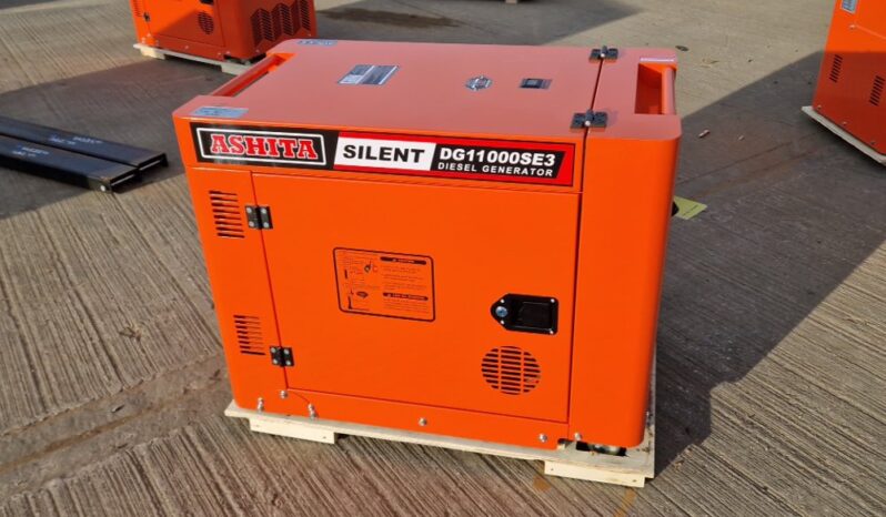 Unused 2024 Ashita Power DG11000SE3	 Generators For Auction: Leeds – 22nd, 23rd, 24th & 25th January 25 @ 8:00am full