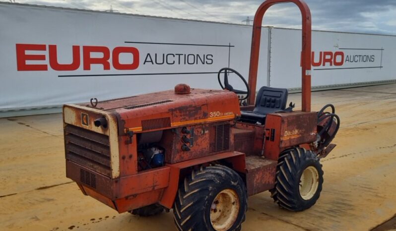 Ditch Witch 350SX Trencher For Auction: Leeds – 22nd, 23rd, 24th & 25th January 25 @ 8:00am