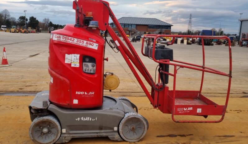 2018 Manitou 100VJR Manlifts For Auction: Leeds – 22nd, 23rd, 24th & 25th January 25 @ 8:00am full