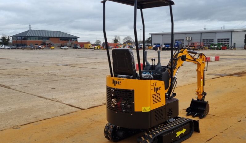 Unused 2024 JPC HT12 Micro Excavators For Auction: Leeds – 22nd, 23rd, 24th & 25th January 25 @ 8:00am full