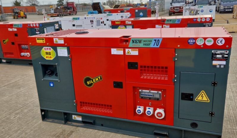 Unused 2024 Ashita Power AG3-70 Generators For Auction: Leeds – 22nd, 23rd, 24th & 25th January 25 @ 8:00am full