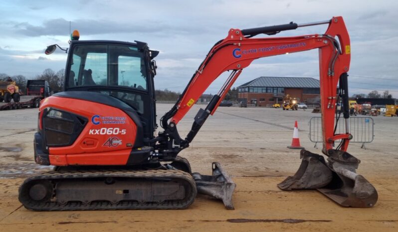 2020 Kubota KX060-5 6 Ton+ Excavators For Auction: Leeds – 22nd, 23rd, 24th & 25th January 25 @ 8:00am full