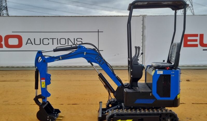 Unused 2024 Colt YFE10 Micro Excavators For Auction: Leeds – 22nd, 23rd, 24th & 25th January 25 @ 8:00am full