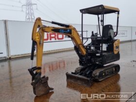 2022 Sany SY16C Mini Excavators For Auction: Leeds – 22nd, 23rd, 24th & 25th January 25 @ 8:00am