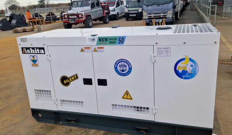 Unused 2024 Ashita Power AG3-50 Generators For Auction: Leeds – 22nd, 23rd, 24th & 25th January 25 @ 8:00am full