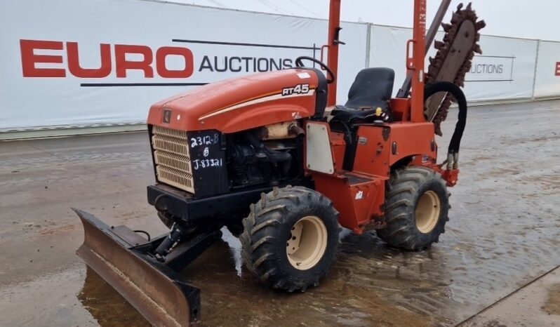 2012 Ditch Witch RT45 Trencher For Auction: Leeds – 22nd, 23rd, 24th & 25th January 25 @ 8:00am