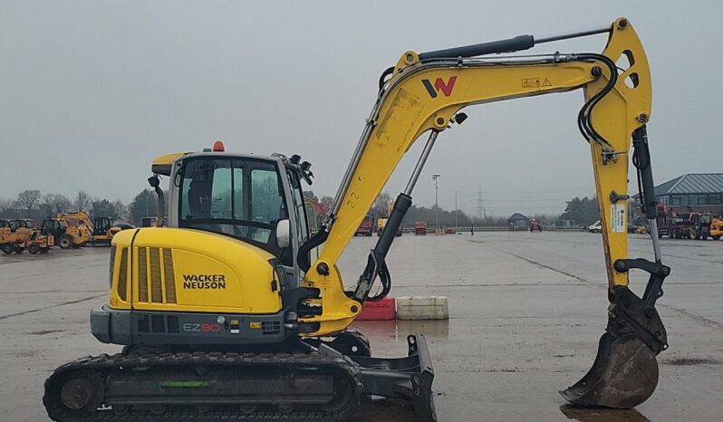 2019 Wacker Neuson EZ80 6 Ton+ Excavators For Auction: Leeds – 22nd, 23rd, 24th & 25th January 25 @ 8:00am full