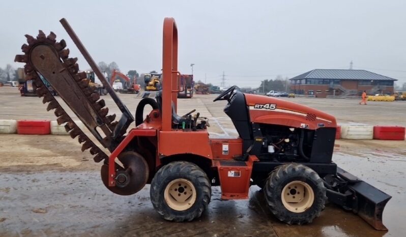 2012 Ditch Witch RT45 Trencher For Auction: Leeds – 22nd, 23rd, 24th & 25th January 25 @ 8:00am full