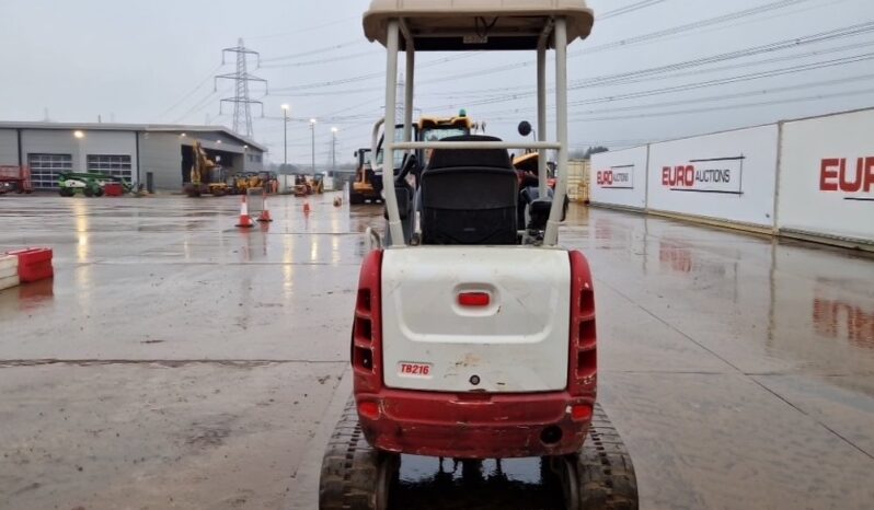 2020 Takeuchi TB216 Mini Excavators For Auction: Leeds – 22nd, 23rd, 24th & 25th January 25 @ 8:00am full