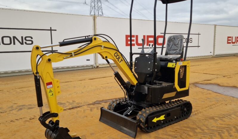 Unused 2024 Colt YFE10 Micro Excavators For Auction: Leeds – 22nd, 23rd, 24th & 25th January 25 @ 8:00am