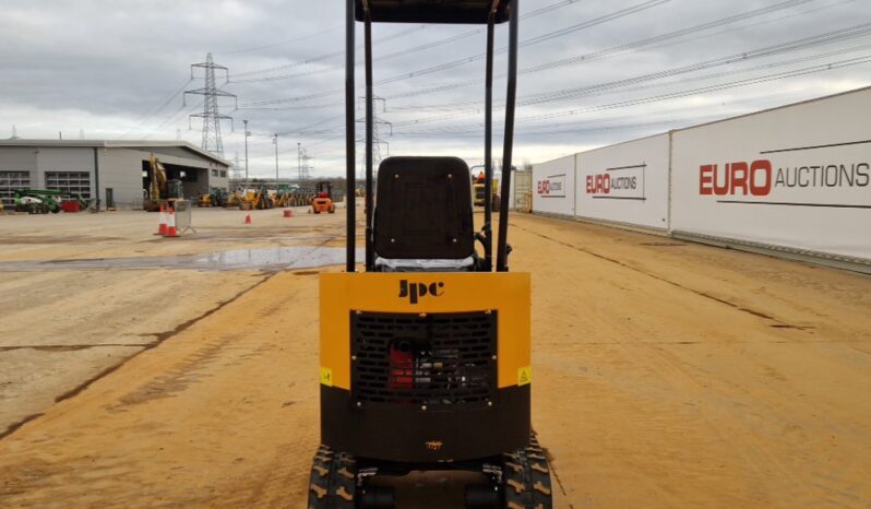 Unused 2024 JPC HT12 Micro Excavators For Auction: Leeds – 22nd, 23rd, 24th & 25th January 25 @ 8:00am full