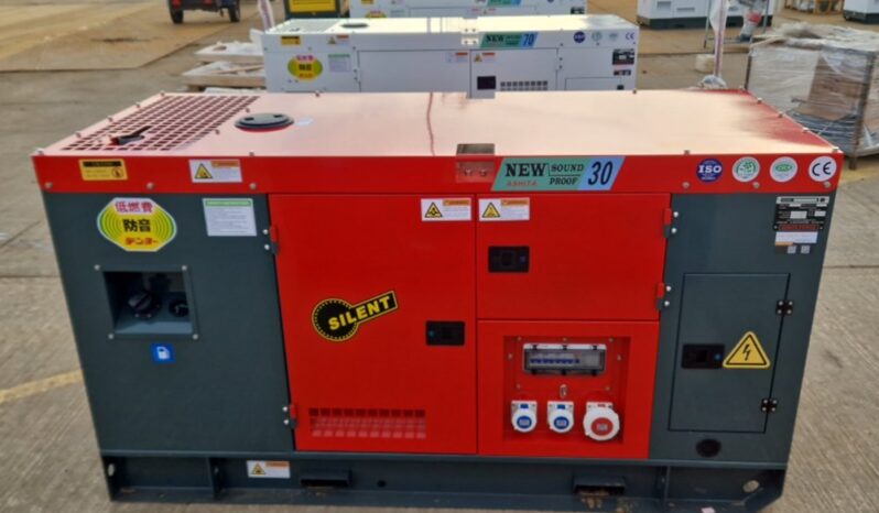 Unused 2024 Ashita Power AG3-30 Generators For Auction: Leeds – 22nd, 23rd, 24th & 25th January 25 @ 8:00am full