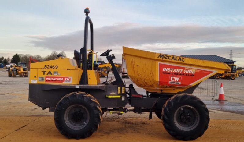 2018 Mecalac TA6S Site Dumpers For Auction: Leeds – 22nd, 23rd, 24th & 25th January 25 @ 8:00am full