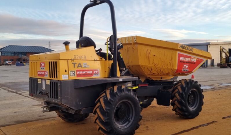 2018 Mecalac TA6S Site Dumpers For Auction: Leeds – 22nd, 23rd, 24th & 25th January 25 @ 8:00am full