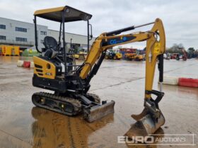 2022 Sany SY16C Mini Excavators For Auction: Leeds – 22nd, 23rd, 24th & 25th January 25 @ 8:00am full