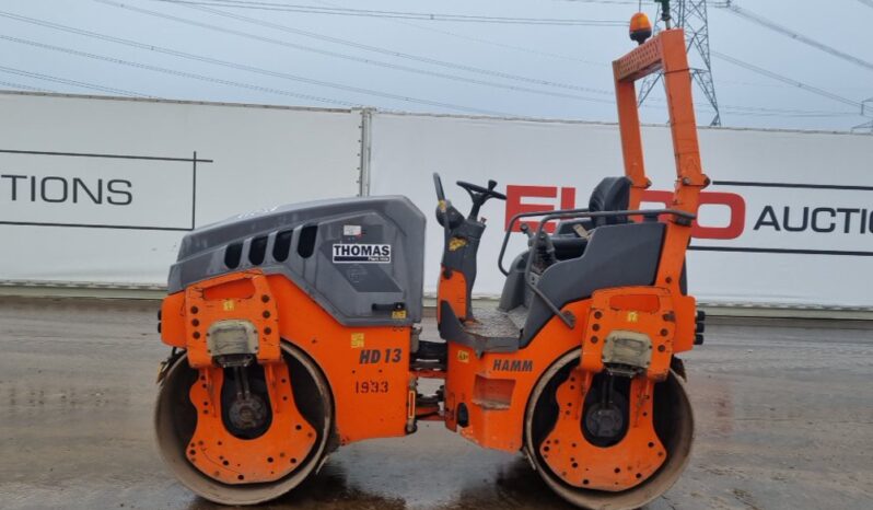 2016 Hamm HD13VV Rollers For Auction: Leeds – 22nd, 23rd, 24th & 25th January 25 @ 8:00am full