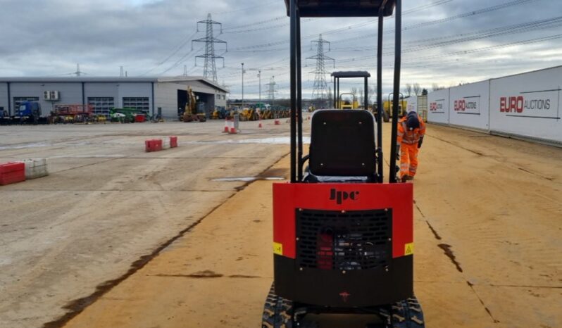 Unused 2024 JPC HT12 Micro Excavators For Auction: Leeds – 22nd, 23rd, 24th & 25th January 25 @ 8:00am full