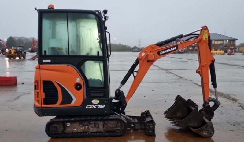 2021 Doosan DX19 Mini Excavators For Auction: Leeds – 22nd, 23rd, 24th & 25th January 25 @ 8:00am full